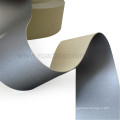 Konkurrenzfähiger Preis reflektierende PVC-Schaum Leder Silber Farbe